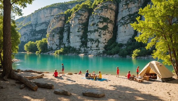 Quelles sont les meilleures cures à faire en famille dans un camping en Ardèche avec accès à une rivière ?